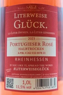 Weinhaus Flick - PORTUGIESER ROSÈ Literweise Glück 13 Weinhaus Flick - PORTUGIESER ROSÈ Literweise Glück -Der Schnapsstodl Verkäufe 23FlickPortugieserRose3