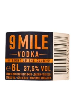 9 Mile - Vodka 6L -Der Schnapsstodl Verkäufe 9M6LVodka4