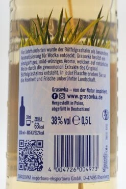 Grasovka - Bisongrass Vodka -Der Schnapsstodl Verkäufe DSC00469