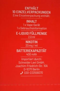 LP 4:20 - E-Zigarette Strawberry 10 Stück Sparset 12 LP 4:20 - E-Zigarette Strawberry 10 Stück Sparset -Der Schnapsstodl Verkäufe DSC09848