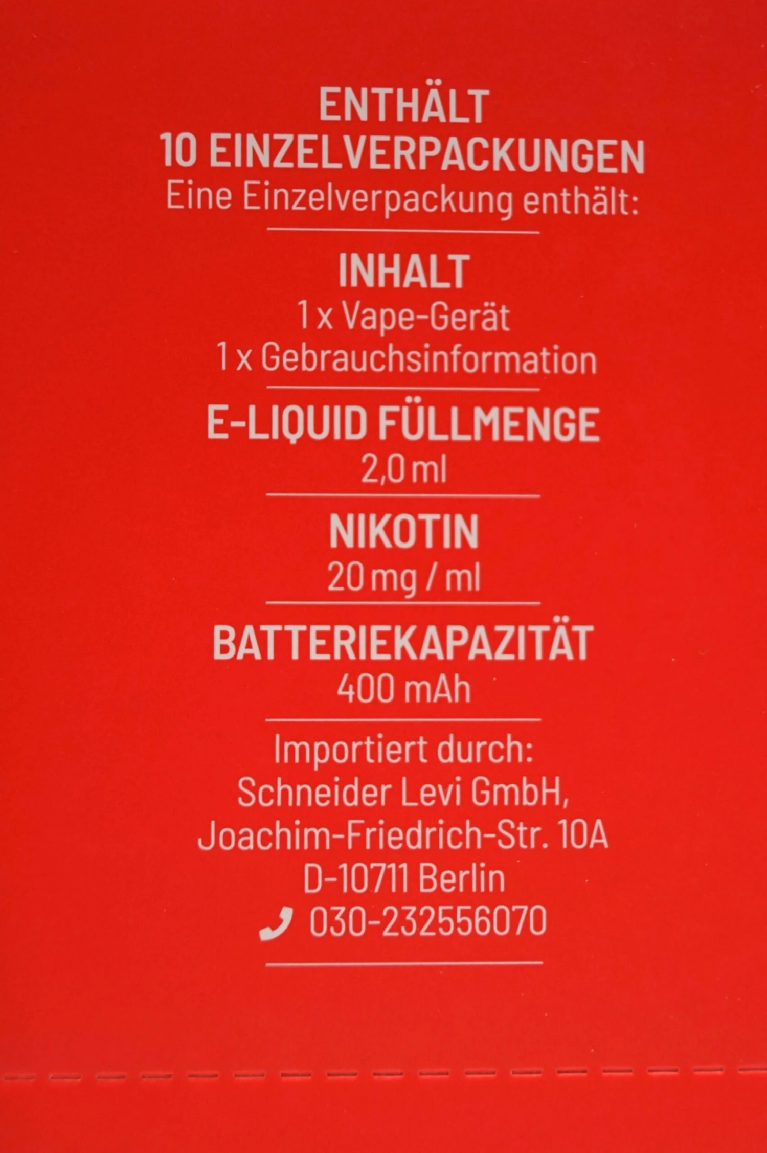 LP 4:20 - E-Zigarette Strawberry 10 Stück Sparset 6 LP 4:20 - E-Zigarette Strawberry 10 Stück Sparset – Bild 4