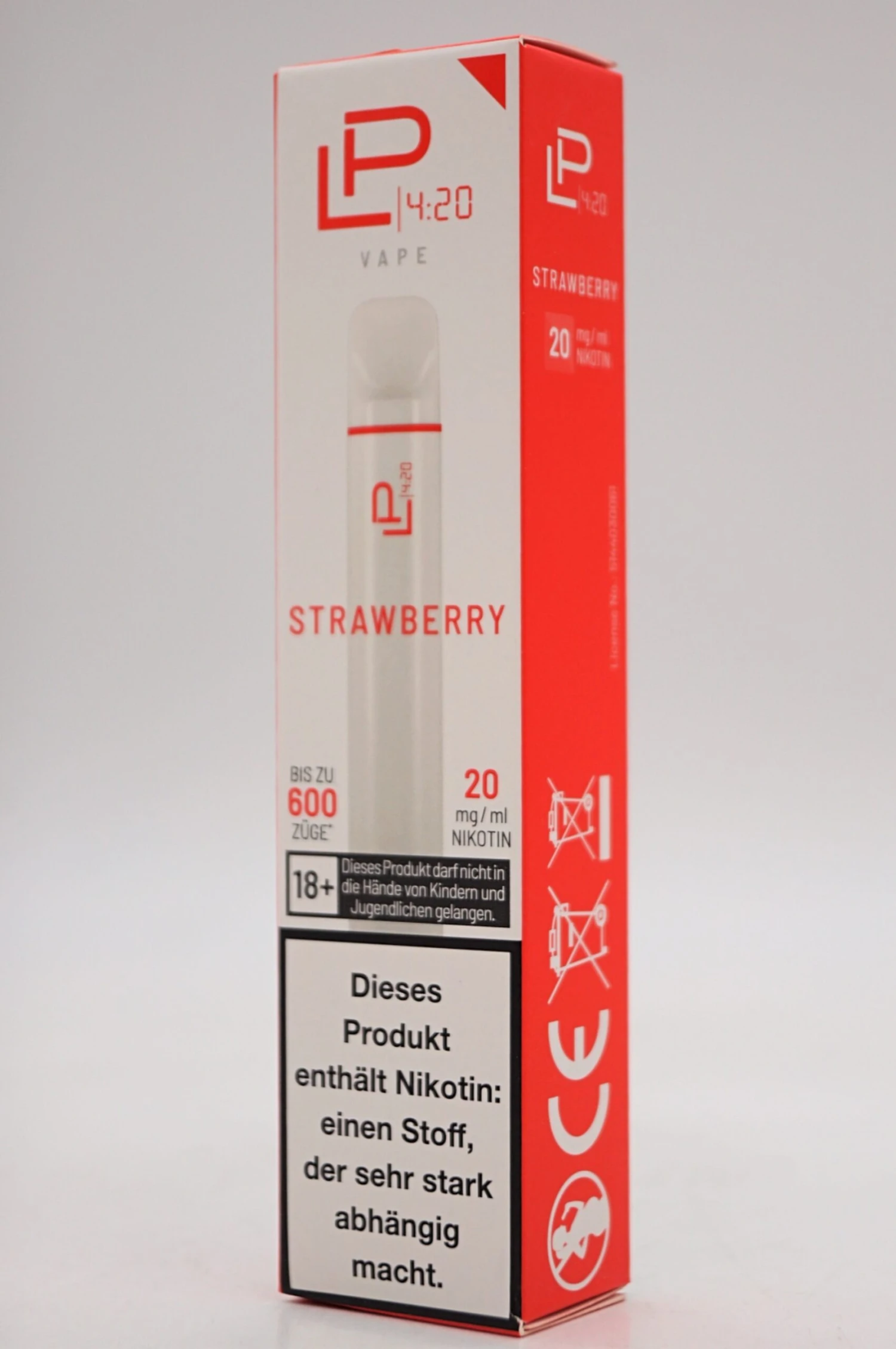 LP 4:20 - E-Zigarette Strawberry 10 Stück Sparset 8 LP 4:20 - E-Zigarette Strawberry 10 Stück Sparset – Bild 6