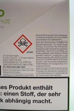 LP 4:20 - E-Zigarette Green Apple 10 Stück Sparset -Der Schnapsstodl Verkäufe DSC09880h