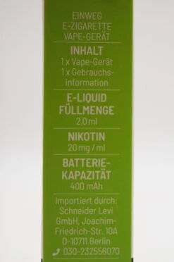 LP 4:20 - E-Zigarette Green Apple -Der Schnapsstodl Verkäufe DSC09885