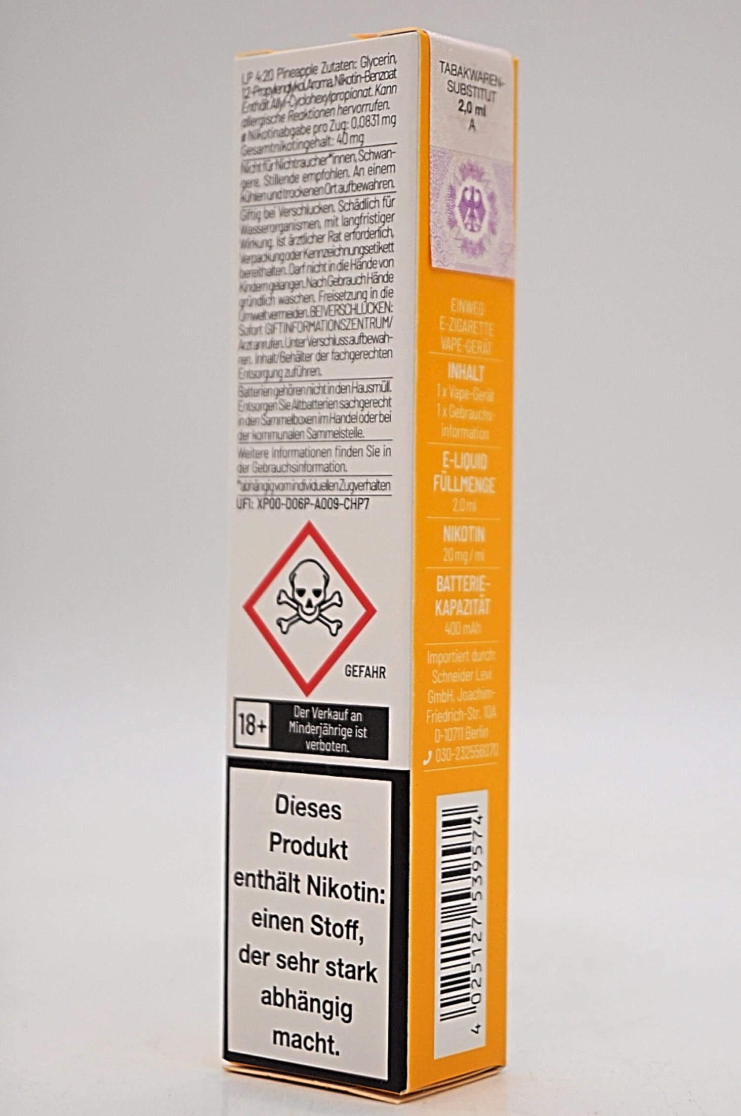 LP 4:20 - E-Zigarette Pineapple 4 LP 4:20 - E-Zigarette Pineapple – Bild 2