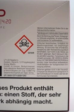 LP 4:20 - E-Zigarette Raspberry 10 Stück Sparset -Der Schnapsstodl Verkäufe DSC09909h