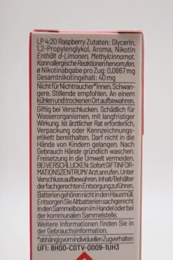 LP 4:20 - E-Zigarette Raspberry -Der Schnapsstodl Verkäufe DSC09915