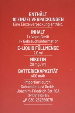 LP 4:20 - E-Zigarette Watermelon 10 Stück Sparset -Der Schnapsstodl Verkäufe DSC09918