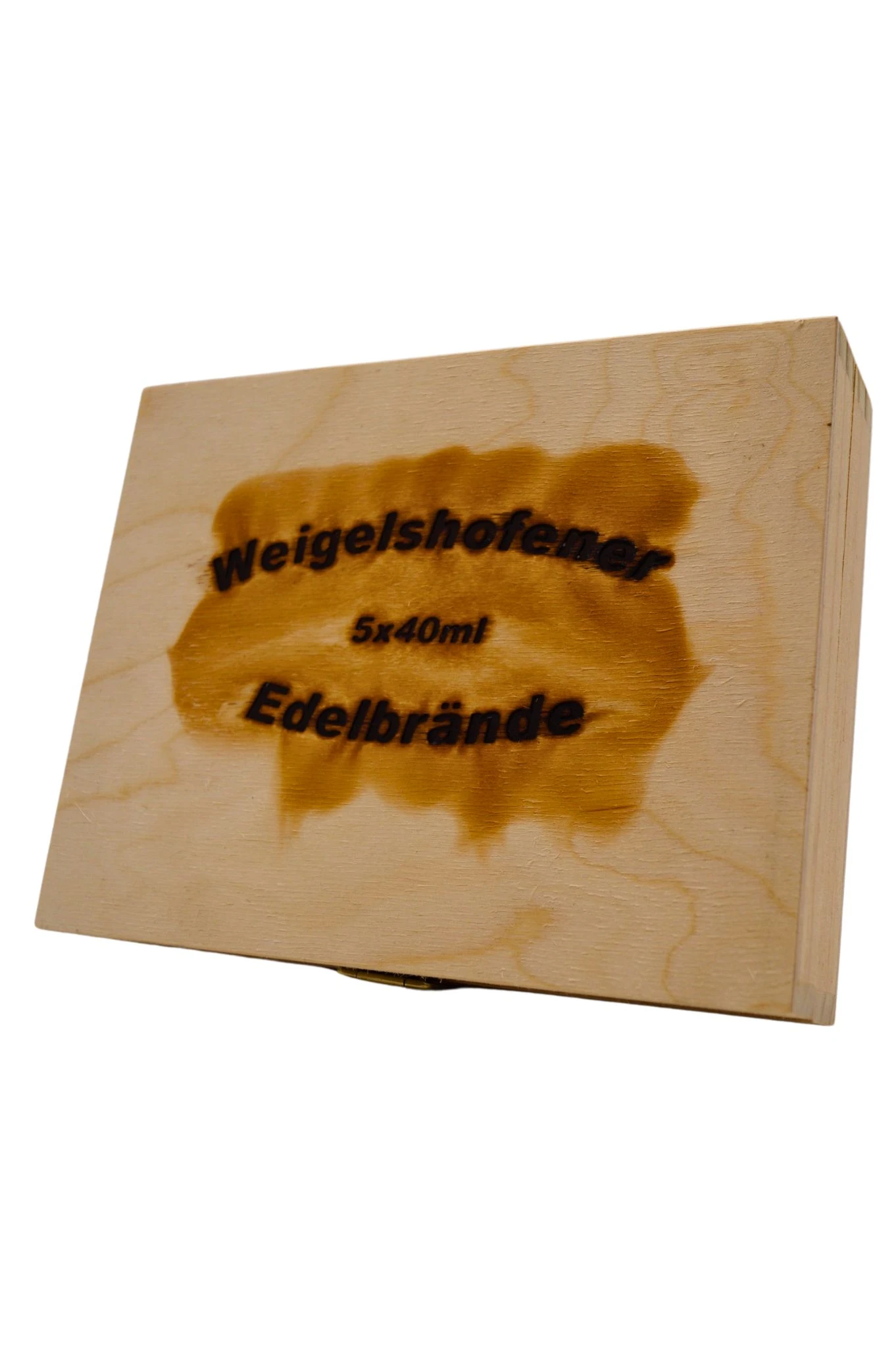 Fränkische Edelbrennerei Erlwein - Weigelshofener Edelbrände 5x40ml In Holzkiste 3 Fränkische Edelbrennerei Erlwein - Weigelshofener Edelbrände 5x40ml In Holzkiste