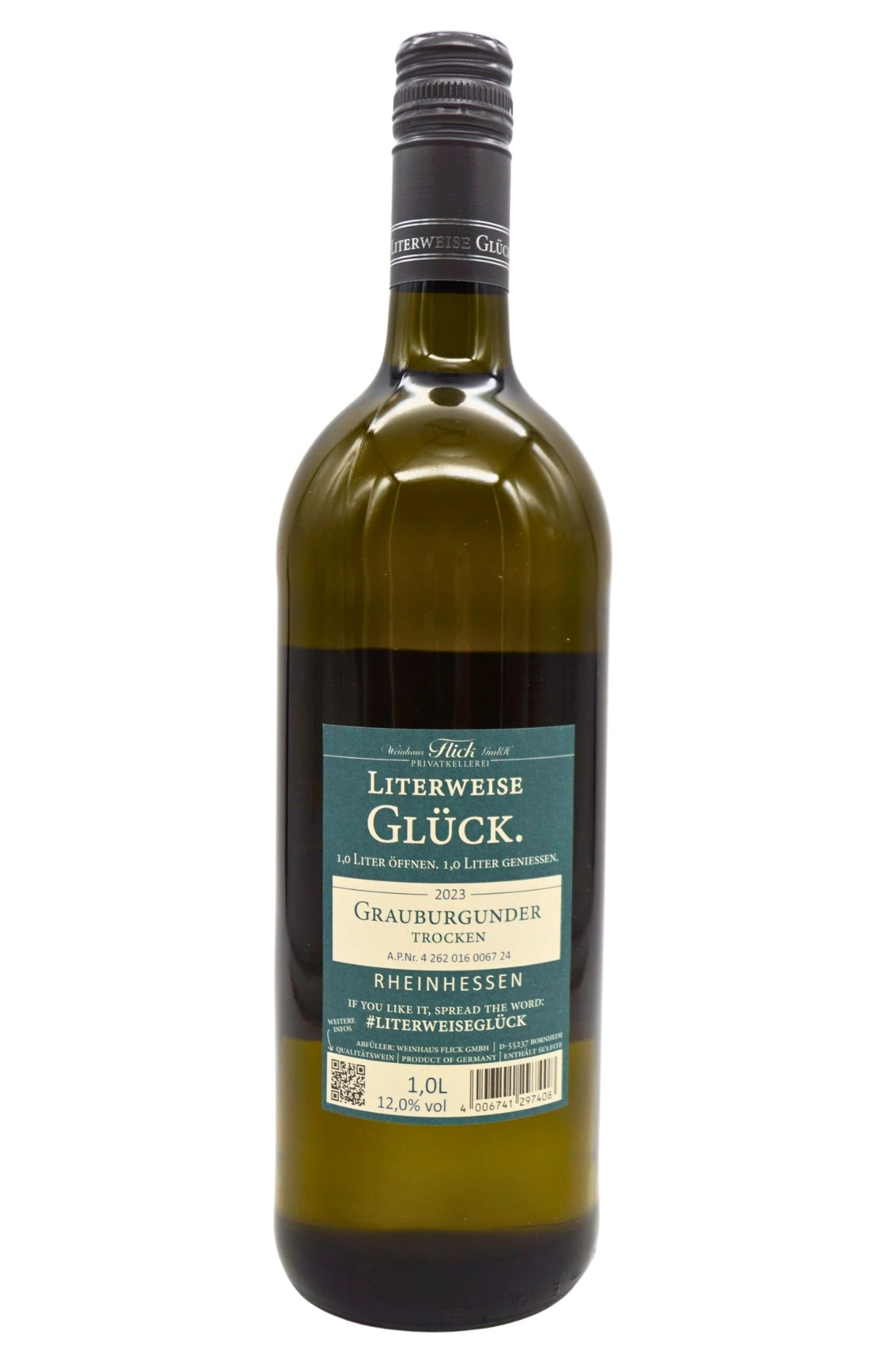 Weinhaus Flick - GRAUER BURGUNDER Literweise Glück 2023 4 Weinhaus Flick - GRAUER BURGUNDER Literweise Glück 2023 – Bild 2