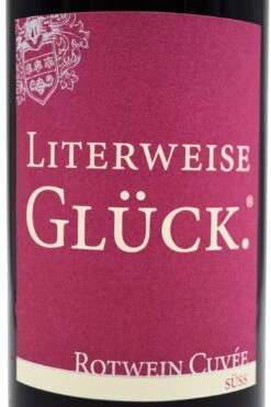 Weinhaus Flick - ROTWEIN CUVÉE Süss Literweise Glück 2024 -Der Schnapsstodl Verkäufe FlickRotweinCuveeSss2