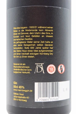 Gelbes Haus - Nürnberg Gin -Der Schnapsstodl Verkäufe GelbesHausNrnbergGin3