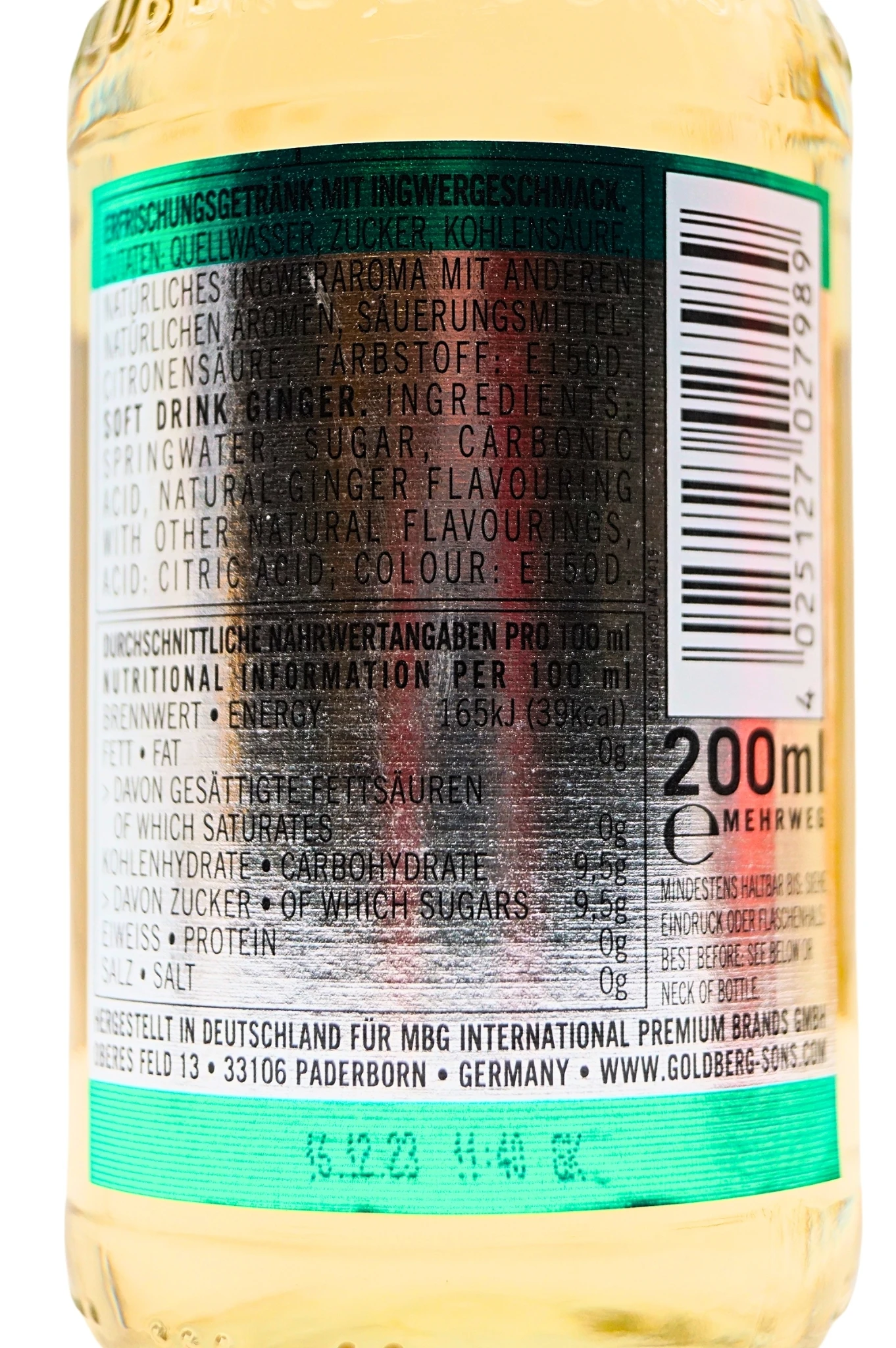 Goldberg & Sons - Ginger Ale 7 Goldberg & Sons - Ginger Ale – Bild 5