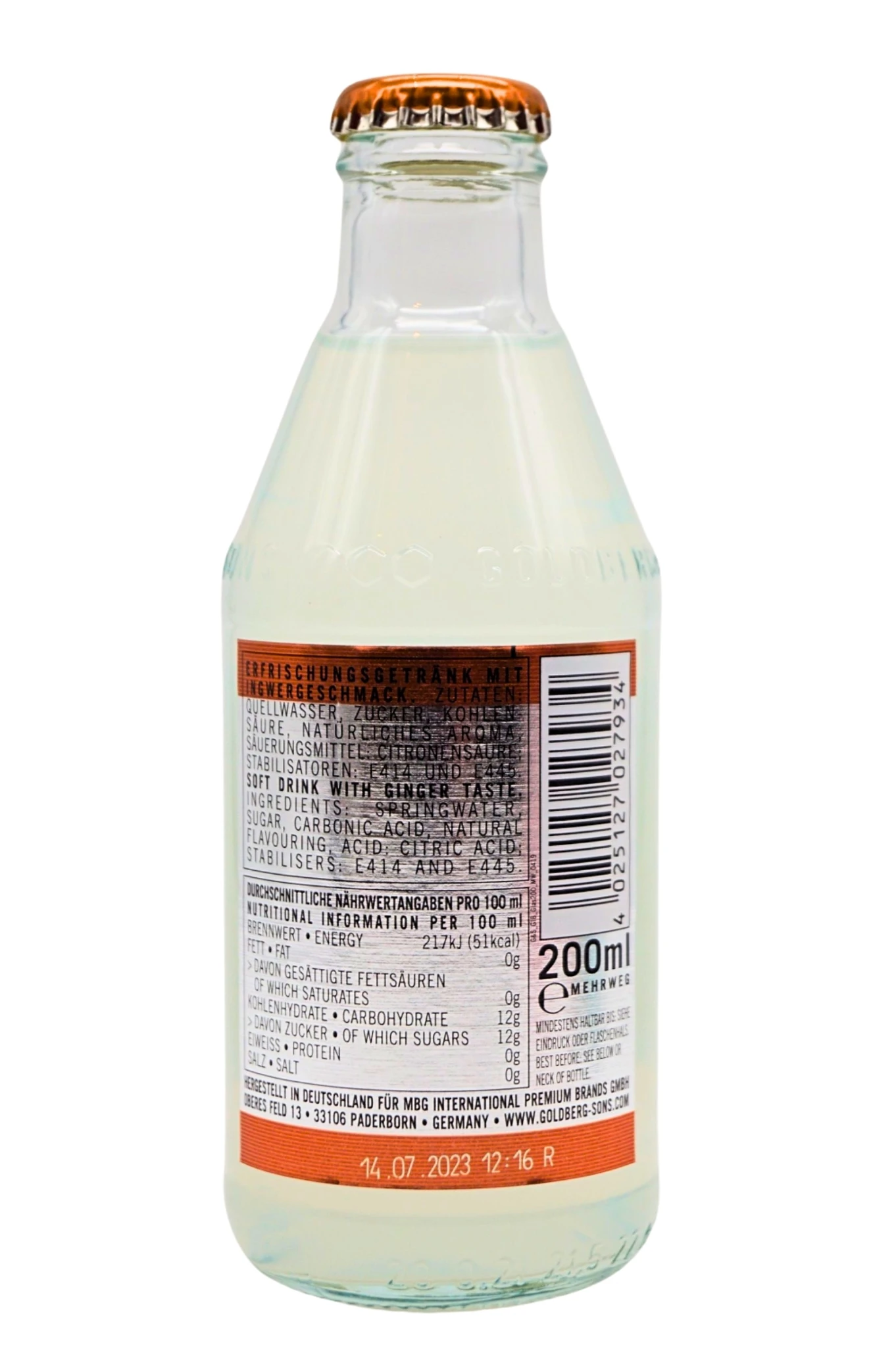 Goldberg & Sons - Ginger Beer 5 Goldberg & Sons - Ginger Beer – Bild 3