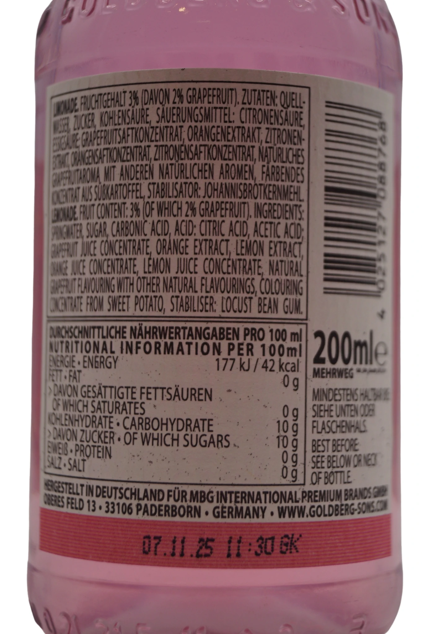 Goldberg & Sons - Pink Grapefruit Soda 7 Goldberg & Sons - Pink Grapefruit Soda – Bild 5
