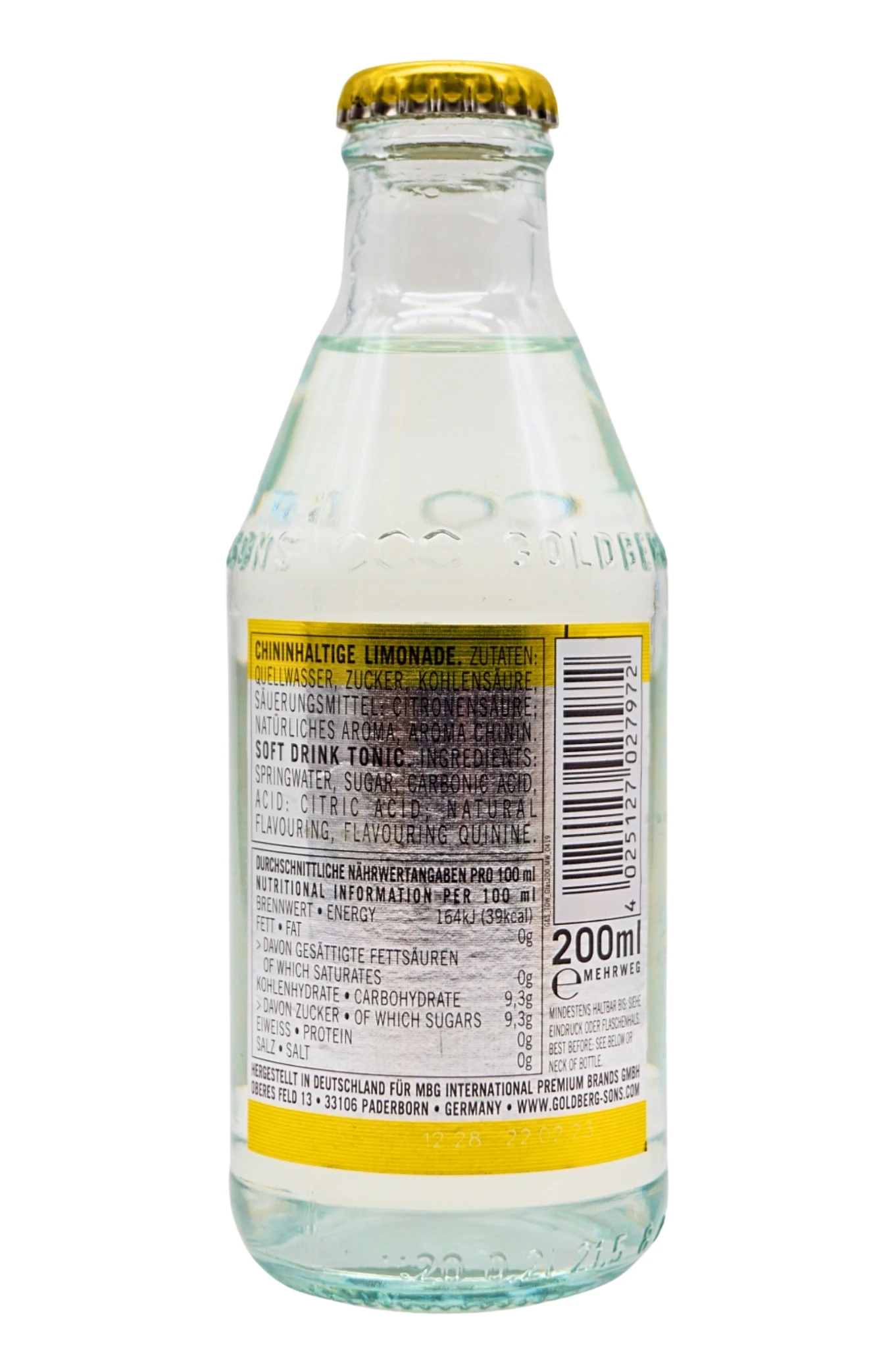 Goldberg & Sons - Tonic Water 4 Goldberg & Sons - Tonic Water – Bild 3