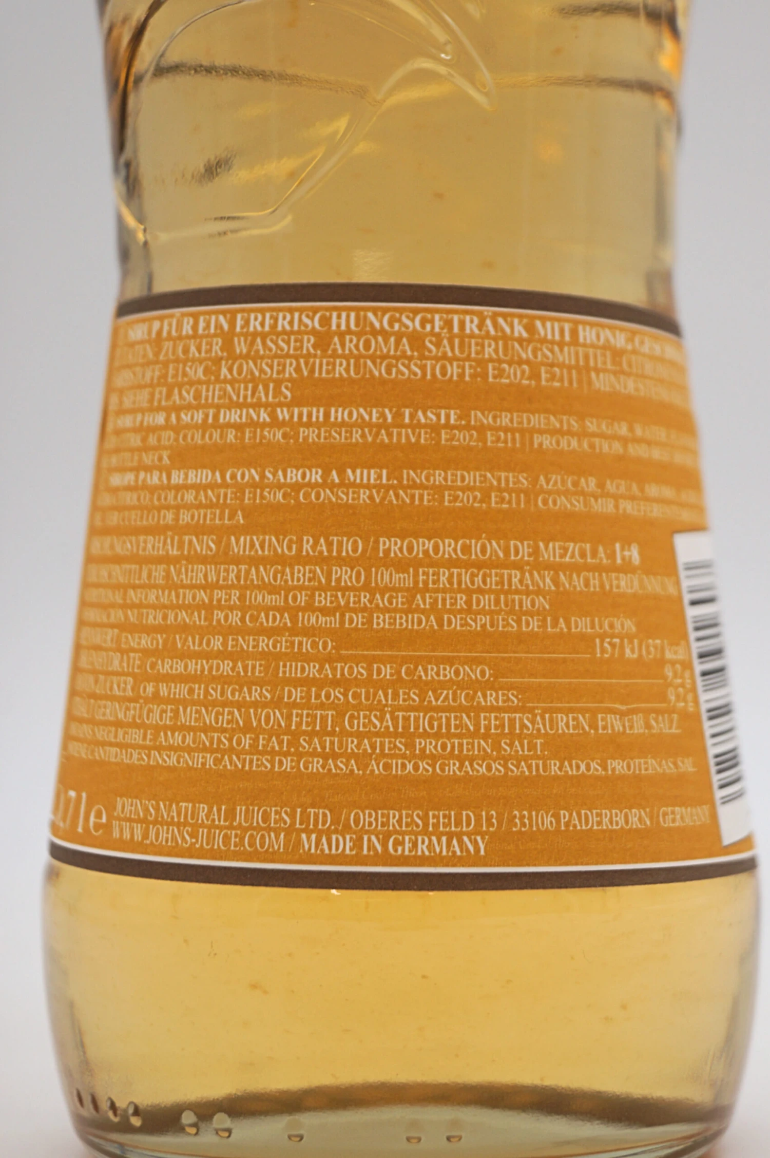 Johns - Honig Sirup 6 Johns - Honig Sirup – Bild 4