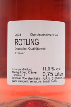 Weingut Krämer - ROTLING Happiness 2023 14 Weingut Krämer - ROTLING Happiness 2023 -Der Schnapsstodl Verkäufe Kramer23Happiness3