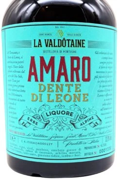 La Valdotaine - Amaro Dente Di Leone -Der Schnapsstodl Verkäufe LaValdotaineAmaroDentediLeone2