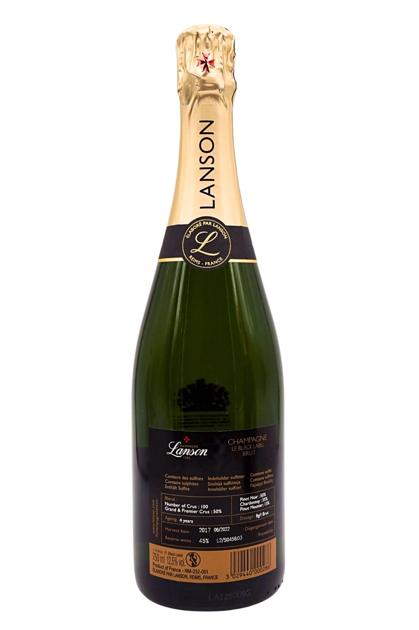Lanson - Champagner Le Black Label Brut 6 X Fl. Sparset 5 Lanson - Champagner Le Black Label Brut 6 X Fl. Sparset – Bild 3