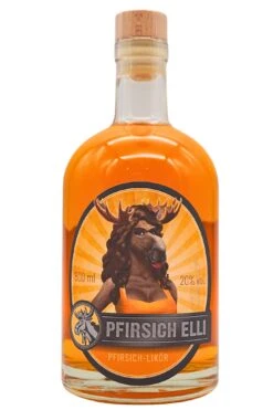 Elch Whisky - Pfirsich Elli, Pfirsichlikör