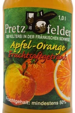 Kelterei Pretzfeld - Apfel-Orange -Der Schnapsstodl Verkäufe PretzfelderApfelOrange2