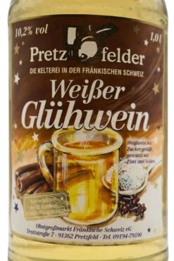 Kelterei Pretzfeld - Weißer Glühwein -Der Schnapsstodl Verkäufe PretzfelderGlhweinWeiss2