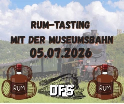 Der Schnapsstodl - Rum-Fahrt Mit Der Museumsbahn Am 05.07.2026