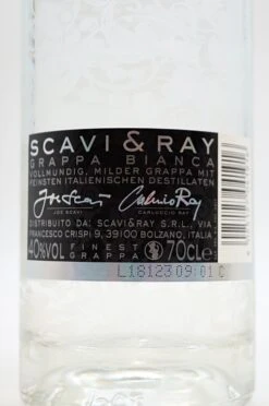 Scavi & Ray - Grappa Bianca -Der Schnapsstodl Verkäufe SRGrappaBiancaEH