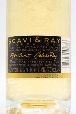 Scavi & Ray - Grappa Oro -Der Schnapsstodl Verkäufe SRGrappaOroEH