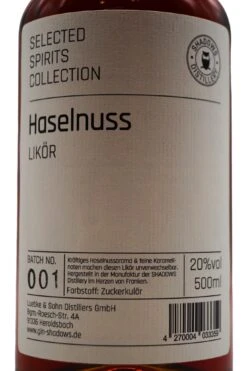 Shadows - Haselnuss Likör 8 Shadows - Haselnuss Likör -Der Schnapsstodl Verkäufe ShadowsHaselnussLikr2