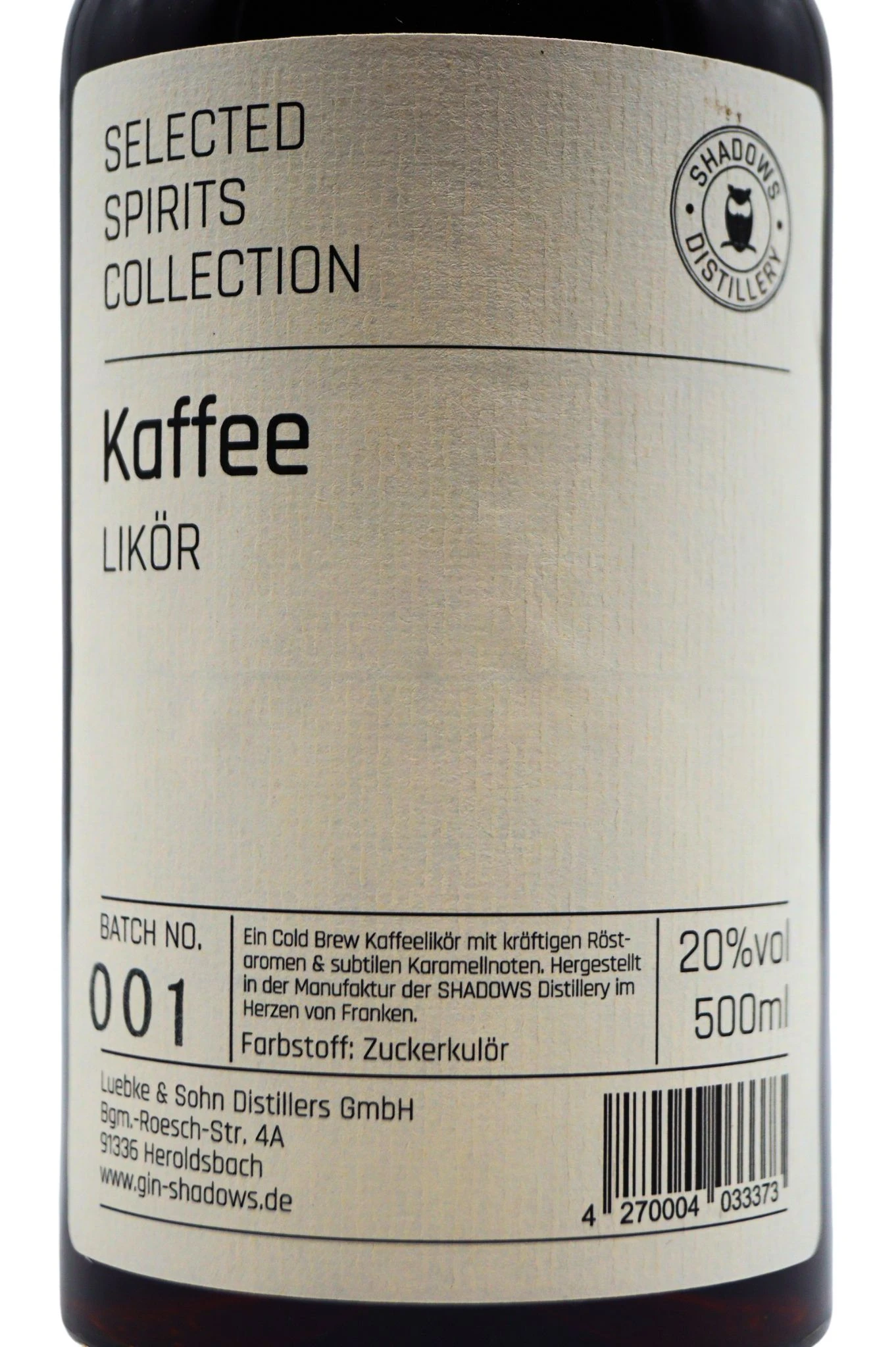Shadows - Kaffee Likör 5 Shadows - Kaffee Likör – Bild 3