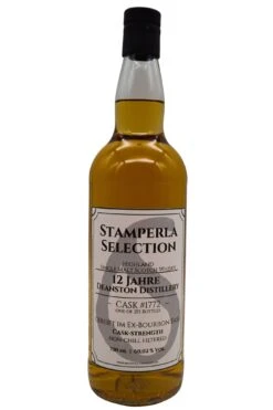 Stamperla - 12 Jahre Deanston Ex-Bourbon Fass Cask #1772 Cask-Strength Highland Single Malt Whisky