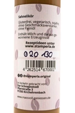 Stamperla - Espresso Sahnelikör 10 Stamperla - Espresso Sahnelikör -Der Schnapsstodl Verkäufe StamperlaEspresso3