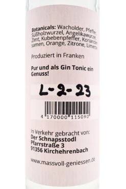 Stamperla - London Dry Gin -Der Schnapsstodl Verkäufe StamperlaGin3