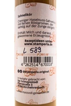 Stamperla - Haselnuss Sahnelikör -Der Schnapsstodl Verkäufe StamperlaHaselnussSahnelikr3