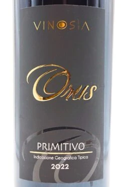 Vinosia - Orus Primitivo Salento IGT -Der Schnapsstodl Verkäufe VinosiaOrusPrimitivo2