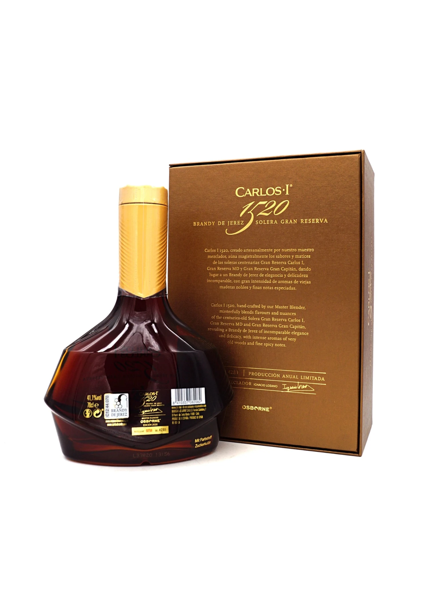 Osborne - Carlos I 1520 Solera Gran Reserva Brandy De Jerez 4 Osborne - Carlos I 1520 Solera Gran Reserva Brandy De Jerez – Bild 2