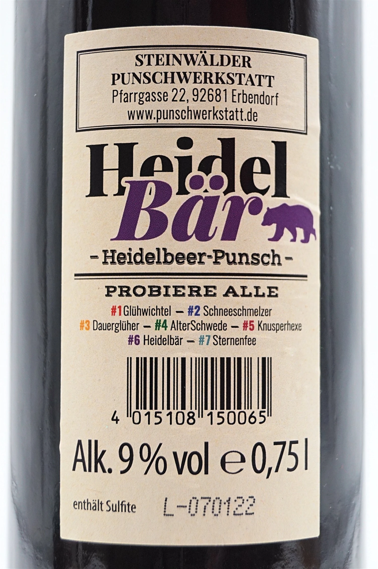 Schraml - Steinwälder Punschwerkstatt Heidelbär 6 Schraml - Steinwälder Punschwerkstatt Heidelbär – Bild 4