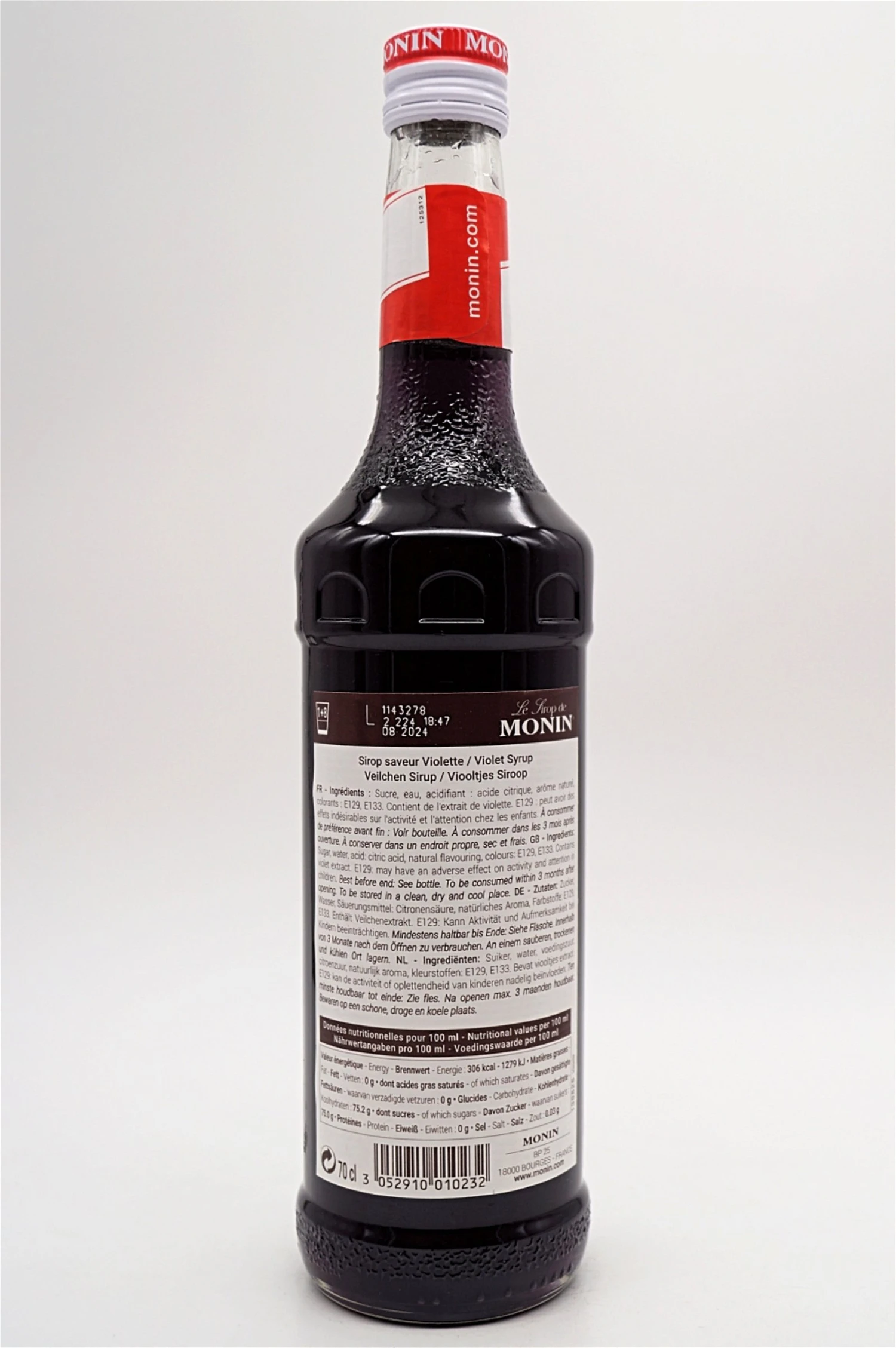 Monin - Veilchen Sirup 4 Monin - Veilchen Sirup – Bild 2