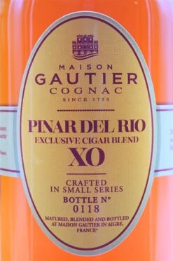Maison Gautier - Pinar Del Rio XO Cognac -Der Schnapsstodl Verkäufe dsc01406
