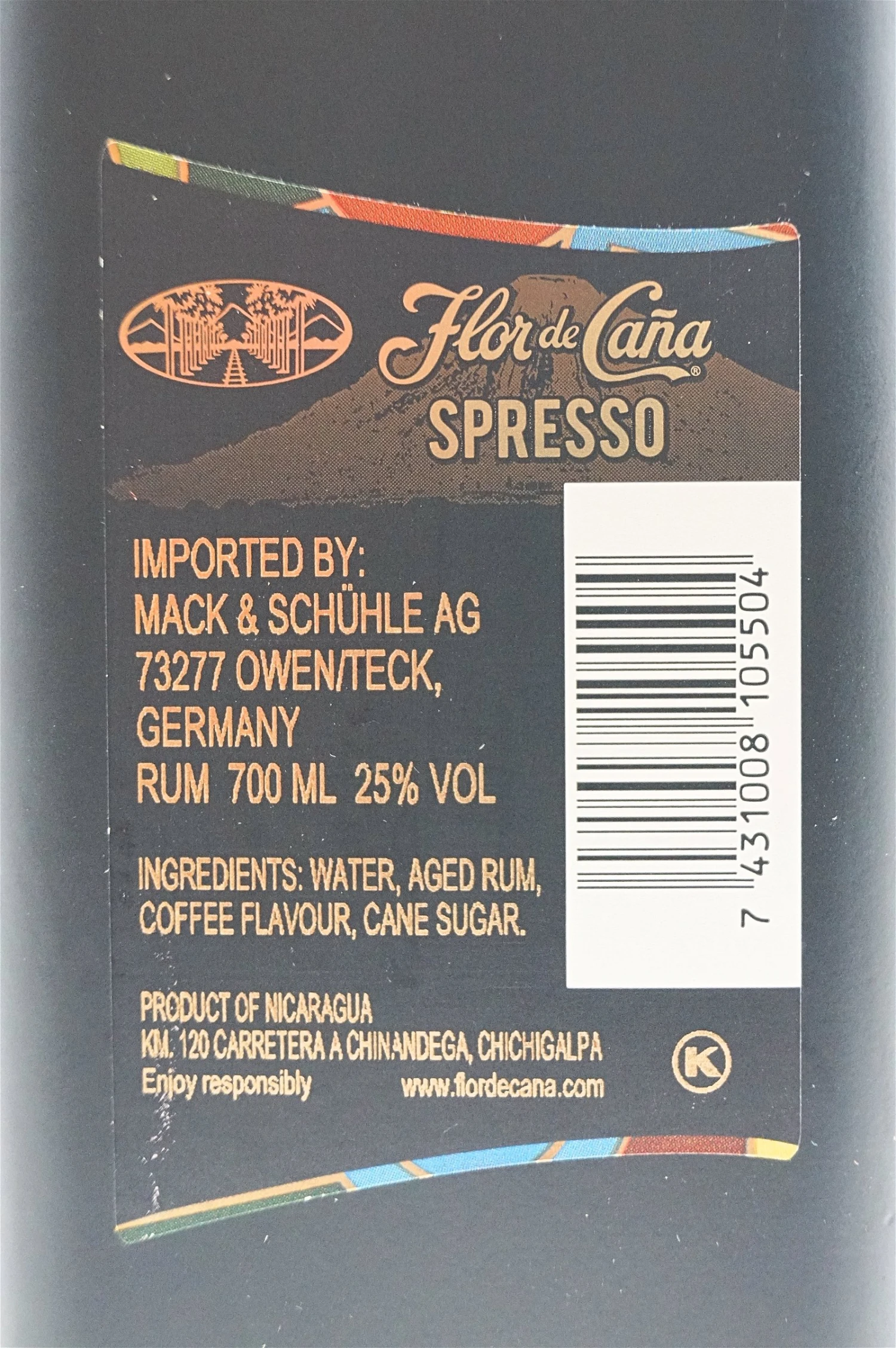Flor De Cana - Spresso Coffee Liqueur 7 Flor De Cana - Spresso Coffee Liqueur – Bild 5