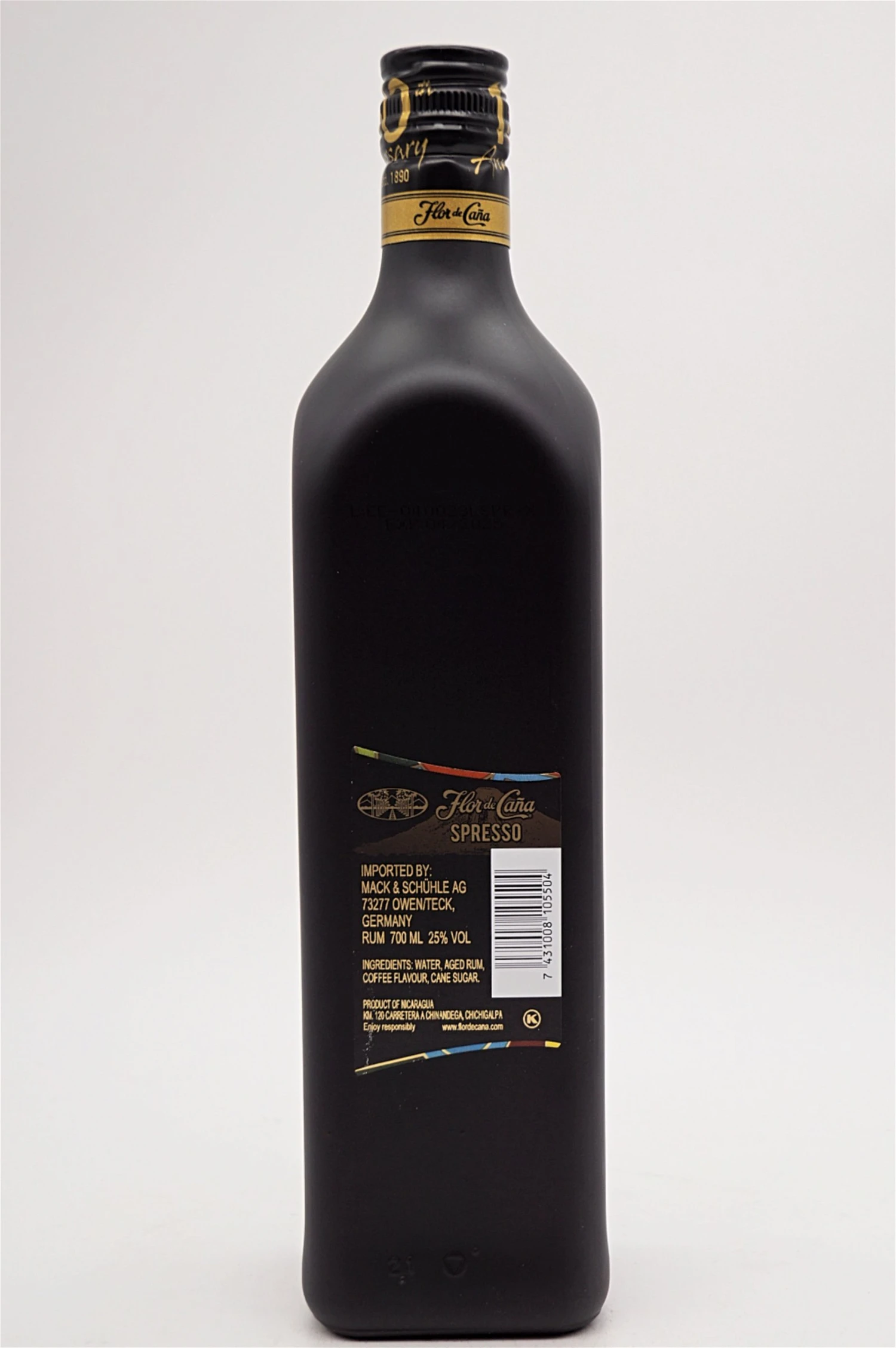 Flor De Cana - Spresso Coffee Liqueur 4 Flor De Cana - Spresso Coffee Liqueur – Bild 2