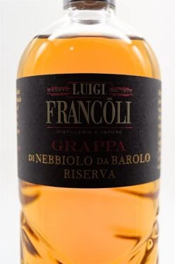 Luigi Francoli - Di Nebbiolo Da Barolo Riserva Grappa 10 Luigi Francoli - Di Nebbiolo Da Barolo Riserva Grappa -Der Schnapsstodl Verkäufe dsc01466