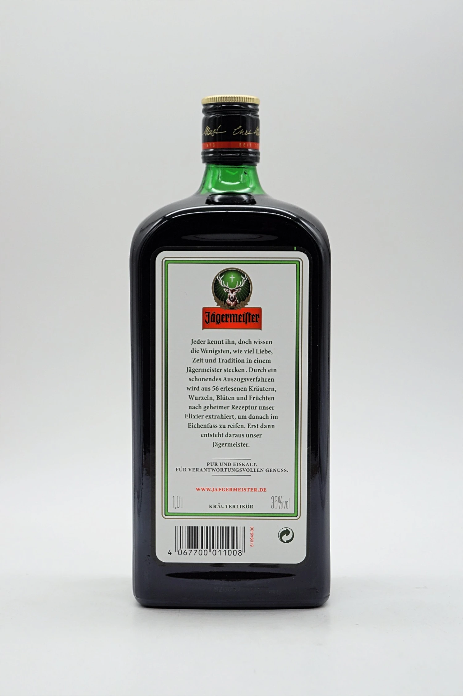 Jägermeister - Kräuterlikör 1L 4 Jägermeister - Kräuterlikör 1L – Bild 2