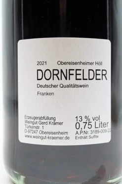 Weingut Krämer - DORNFELDER Love 2021 -Der Schnapsstodl Verkäufe dsc02269