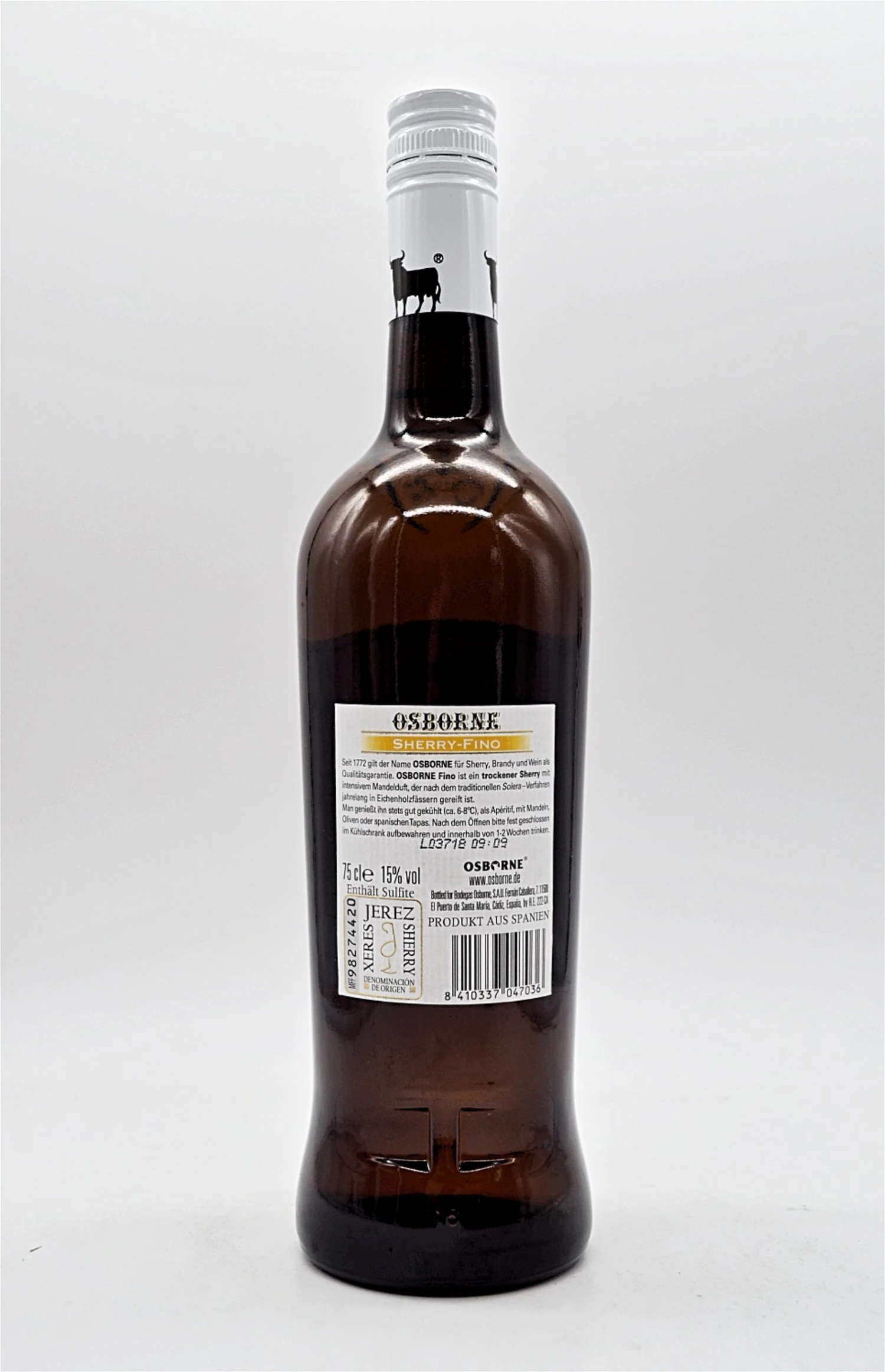 Osborne - Fino Sherry 4 Osborne - Fino Sherry – Bild 2
