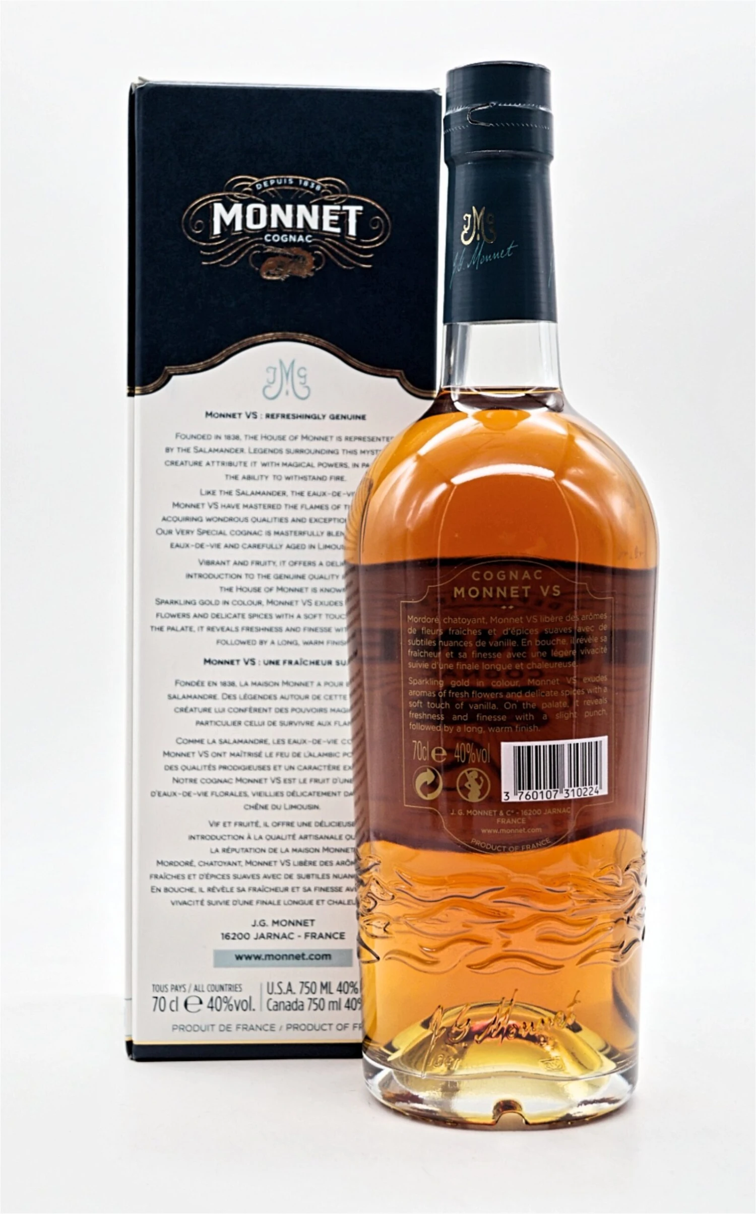 Monnet - VS Cognac 4 Monnet - VS Cognac – Bild 2