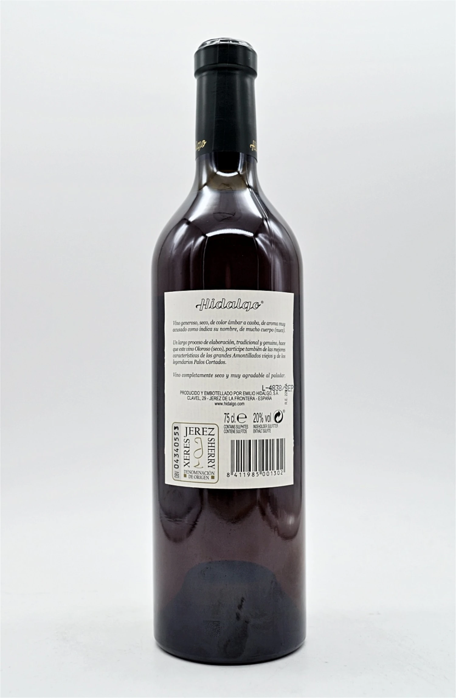 Emilio Hidalgo - Gobernador Oloroso Sherry 4 Emilio Hidalgo - Gobernador Oloroso Sherry – Bild 2