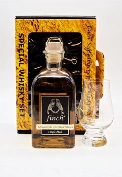 Finch - Special Whisky Set Single Malt Sherry Schwäbischer Hochland Whisky+ Finch Whiskyglas